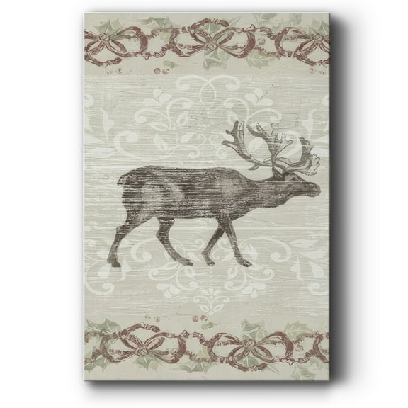 Cabin Christmas Collection B- Gallery Wrapped Canvas