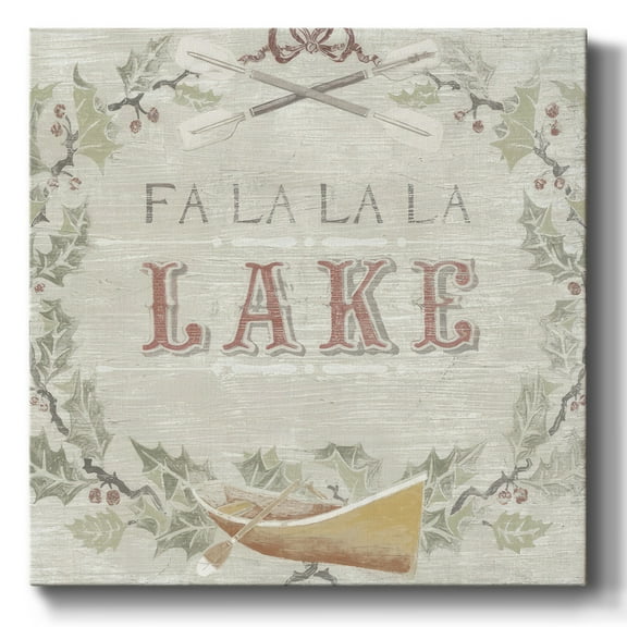 Cabin Christmas II- Gallery Wrapped Canvas