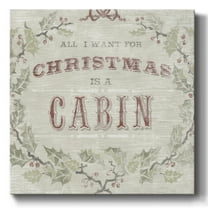 Cabin Christmas IV- Gallery Wrapped Canvas