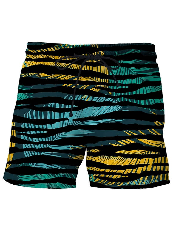 Mens Animal Print Shorts