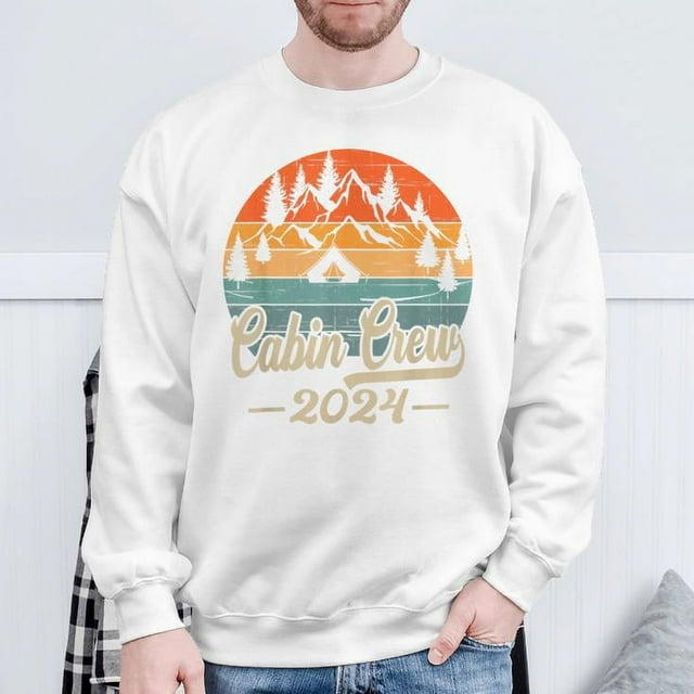 Cabin Crew 2025 Cabin Group Vacation Mountain Friends Trip Sweatshirt