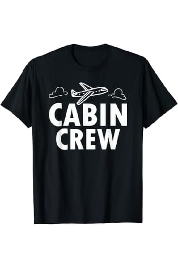 Cabin Crew Flight Attendant Airplane T-Shirt