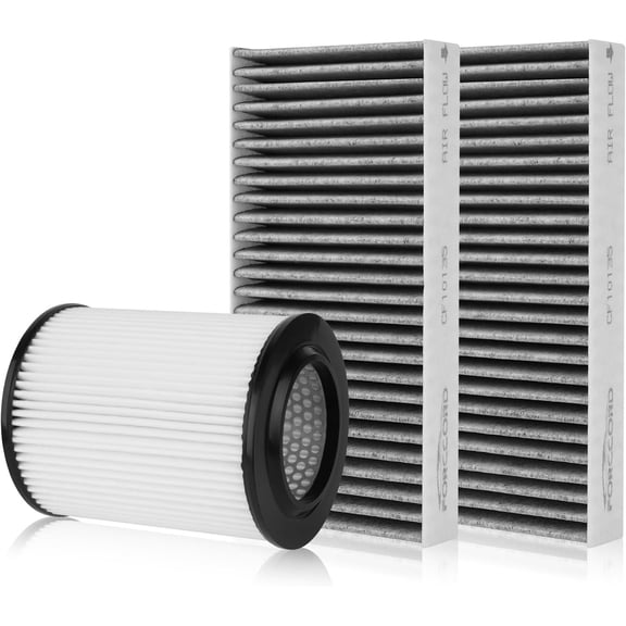 Cabin & Engine Air Filter Fit for Honda Civic 2002-2005, CR-V 2002-2006, Element 2003-2006, Acura RSX 2002-2006 Activated Carbon Cabin Filter Replace#CF10135 17220-PNA-003 Car Accessories