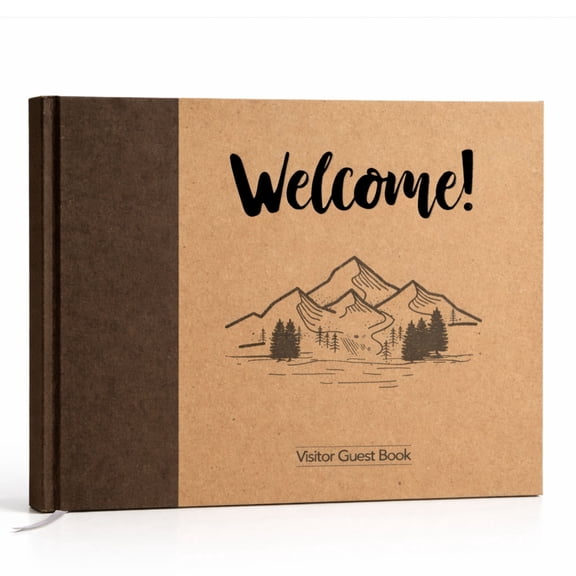 Cabin Guest Book for Vacation Homes - Airbnb Essentials for Hosts - Vacation Rental Log Book