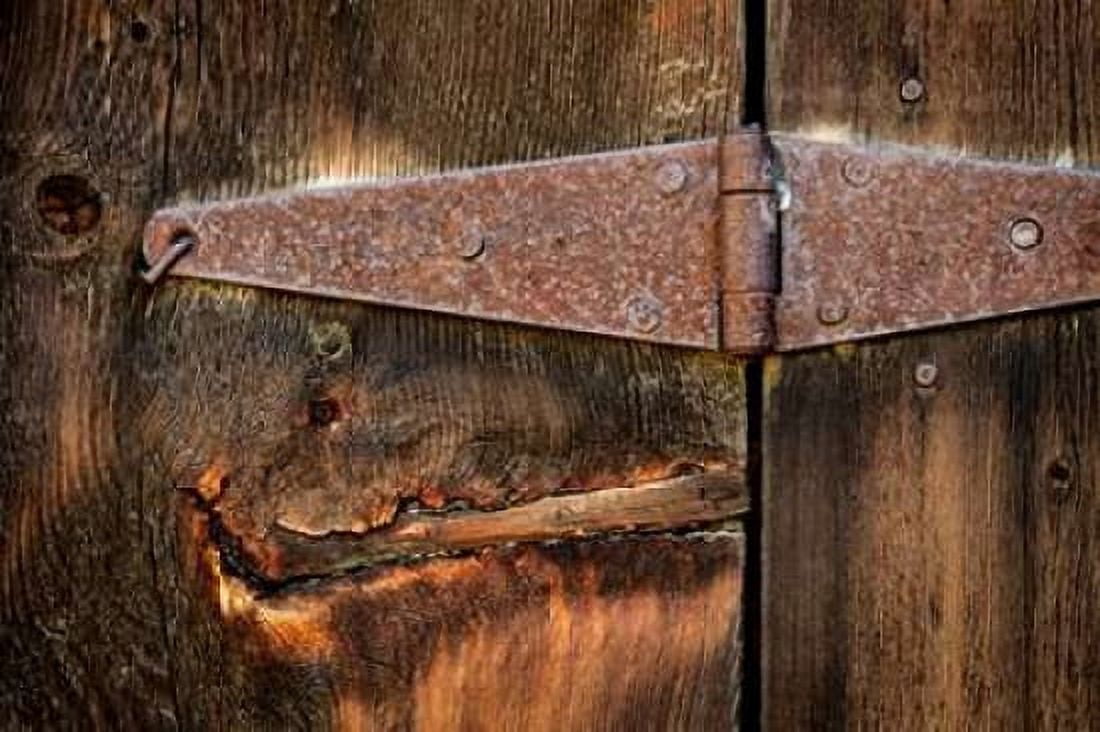 Cabin Hinge Canvas Art - Kathy Mahan (12 x 18)