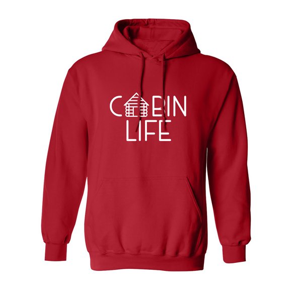 Cabin Life Adult Hooded Sweatshirt