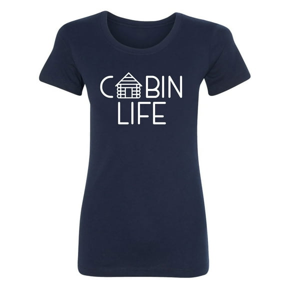 Cabin Life Womens crewneck tee