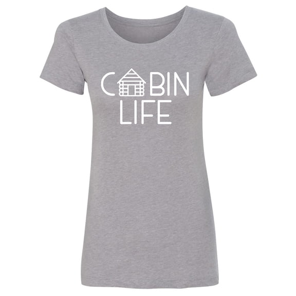 Cabin Life Womens crewneck tee