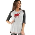 thumbnail image 1 of Cabin Moose LazyOne Women's Leggings and Tees, Pajama Separates, Cozy Loungewear for Women, Animal, Outdoor (Small), 1 of 7