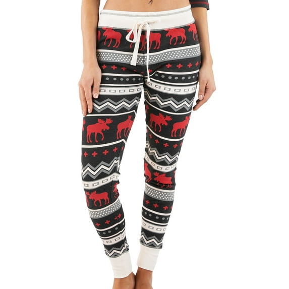 Cabin Moose LazyOne Women's Leggings and Tees, Pajama Separates, Cozy Loungewear for Women, Animal, Outdoor (X-Large)