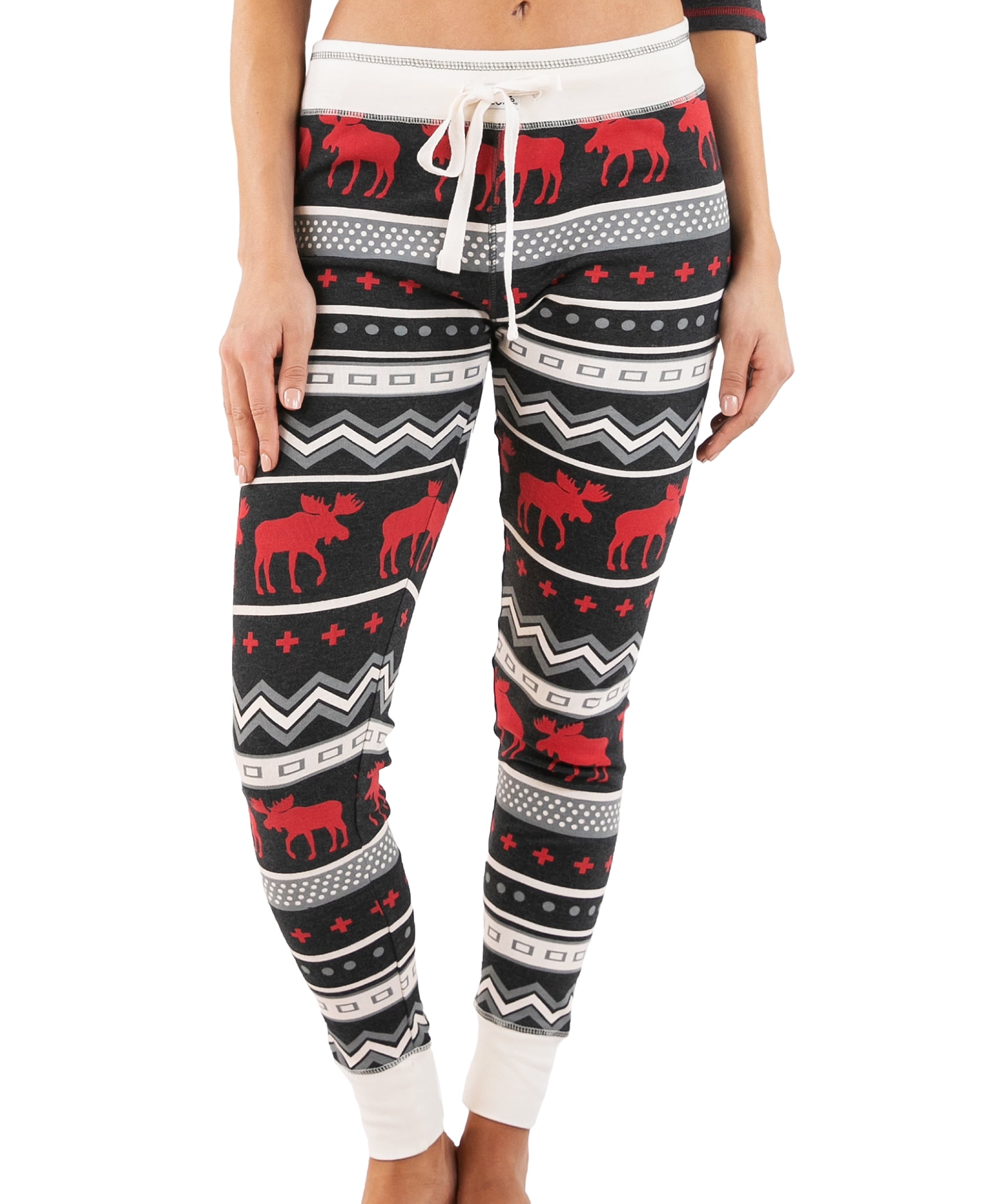 Candy Cane Women's Leggings and Tees, Pajama Separates, Cozy