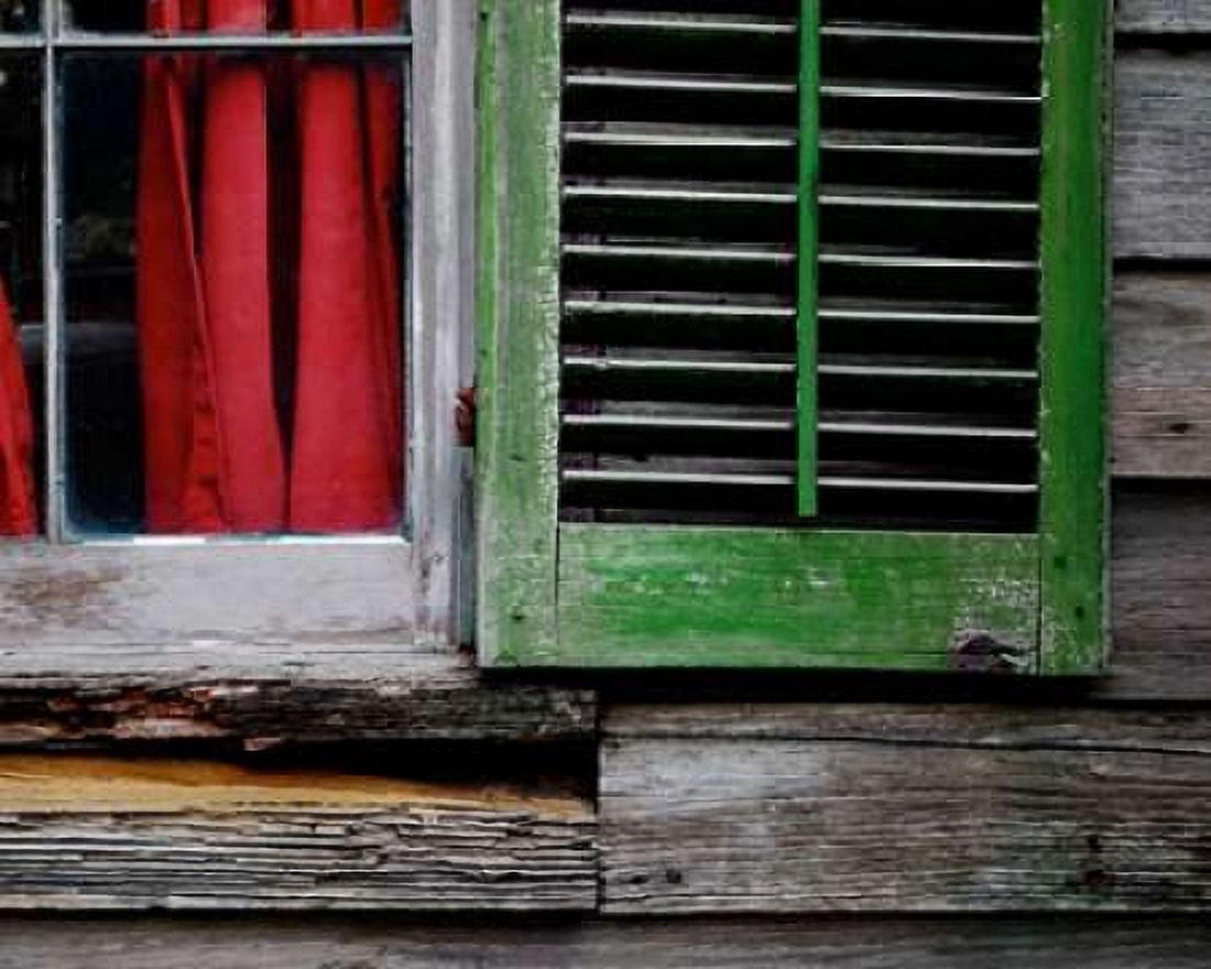 Cabin Shutters Canvas Art - Gail Peck (20 x 24)