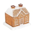thumbnail image 1 of Cabin Snowy Winter Incense Burner Home Chimney Christmas Desktop Ornament, 1 of 8