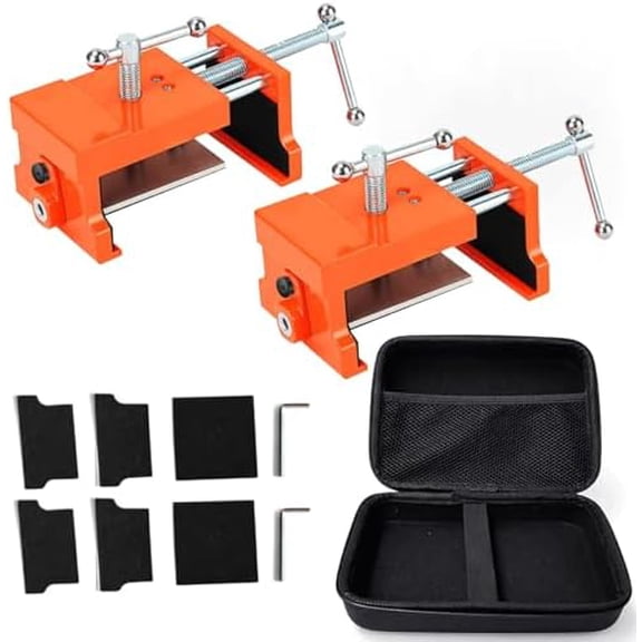 Cabinet Alignment Clamps 2 Pack - Professional Face Frame Tool for Woodworking & DIY Projects, Anodized Aluminum Alloy$$Tools & Hardware Other