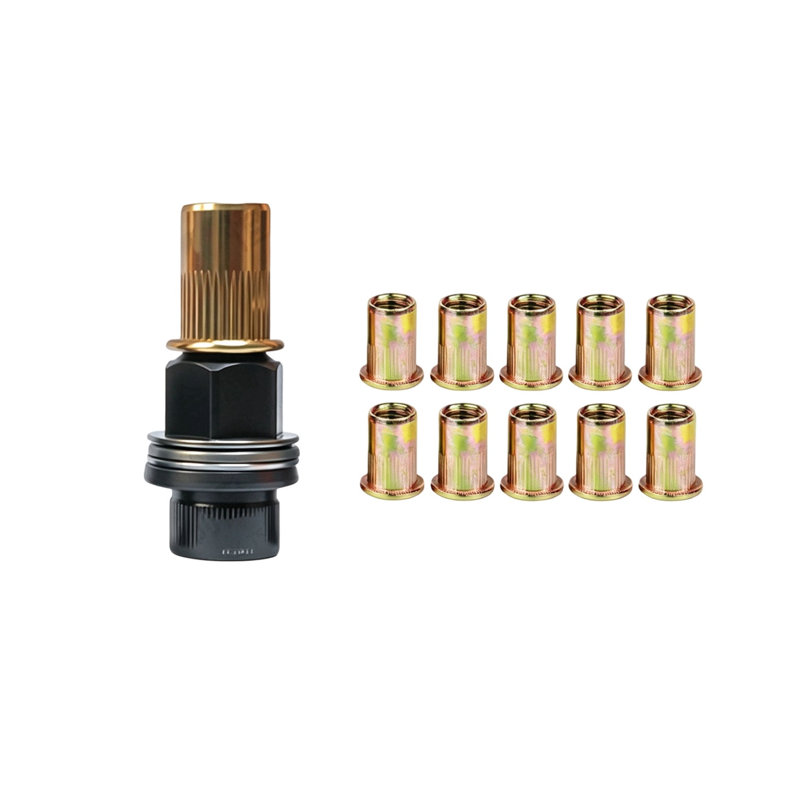 Fully Threaded Rivet Nut Cabinet Assembly Rivet Nut Tool Head, Carbon Steel Threaded Replacement ...