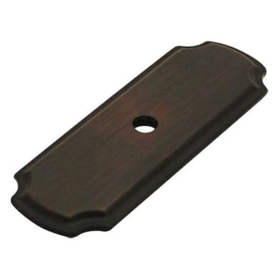 Cabinet Backplates - 10 Pack Oil Rubbed Bronze - 2-3/4" Long - Kitchen & Bathroom Cabinet Hardware - Replacement Back Plates - B-112ORB