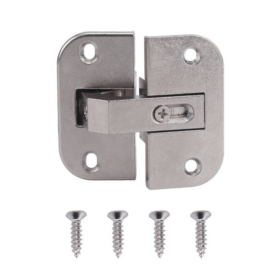 Cabinet Bifold Door Hinge Replacement Concealed Pie Cut Corner Hinge with Quiet Closing Mechanism for Furniture and Cupboards