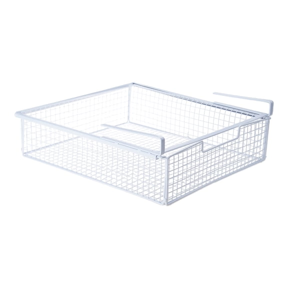Cabinet Bin with Pullout Drawer Multifunctional Under Shelf Storage Basket for Bedroom