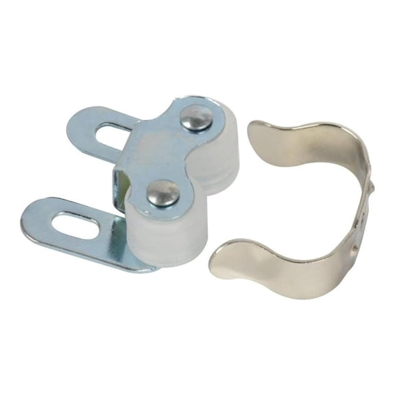 Cabinet Catches 10 Pack - Friction Cabinet Closures - 1"x1"x1/4" Traditional Style Latches - Self Adhesive Furniture Hardware - Door Closers for Cabinets