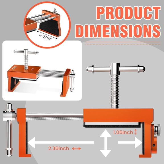 Cabinet Clamps 2 Pack - Cabinet Face Frame Alignment Tool, Anodized Aluminum Alloy, Professional Installation Clamps for Woodworking & Projects