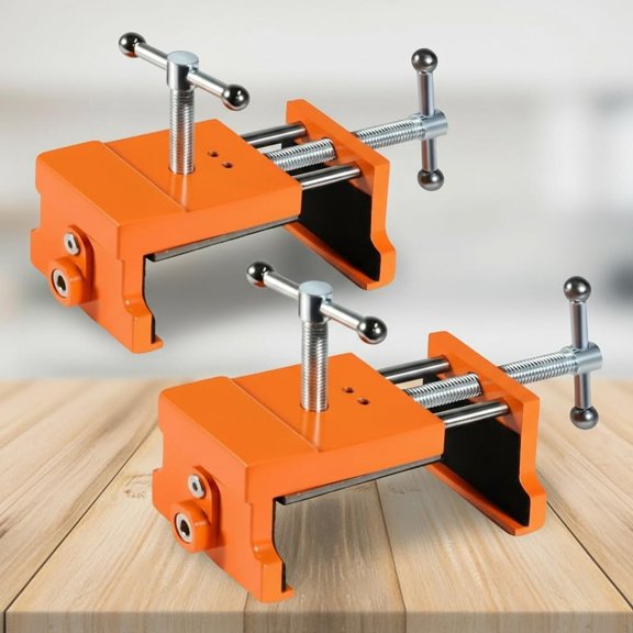 Cabinet Clamps, Professional Wood Joinery Alignment Tool, Adjustable Panel Clamping System, 4-Point Positioning Clamps, 2 Pack