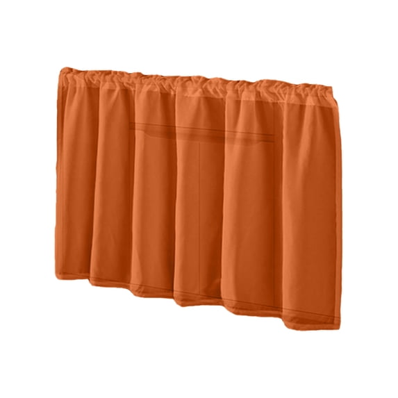 Cabinet Curtains for Kitchen,Dust Proof Privacy for Bathroom Kitchen Under Desk Laundry Room Orange