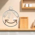 thumbnail image 1 of Under Cabinet Cutting Board Holder & Pot Lid Organizer - Space-Saving Wall Mounted Rack for Kitchen Storage - No Drill Adhesive Mount - Rustproof Steel Hanger for Boards & Pan Covers, 1 of 4