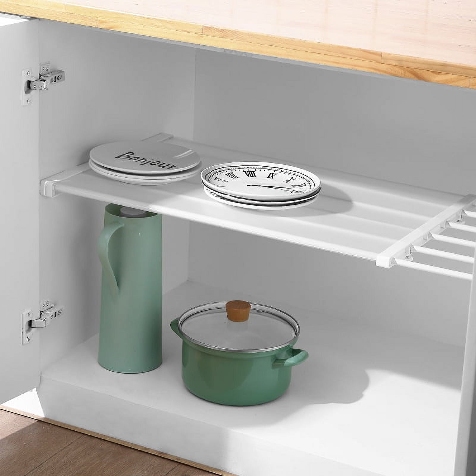 Divider Shelf Adjustable Closet Dividing Board Storage Rack No