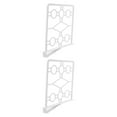 thumbnail image 1 of STRANDCHIC White Plastic Wardrobe Separators Shelf Organizer 2pcs for Home Use, 1 of 6