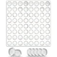 thumbnail image 1 of Cabinet Door Bumpers 128 pcs for Sound Dampening and Surface Protection | Cabinet Bumpers Clear, self-Adhesive, Soft Close, 3M Sticky Rubber Pads-Kitchen Cabinet, Cupboard and Drawer Bumpers, 1 of 5