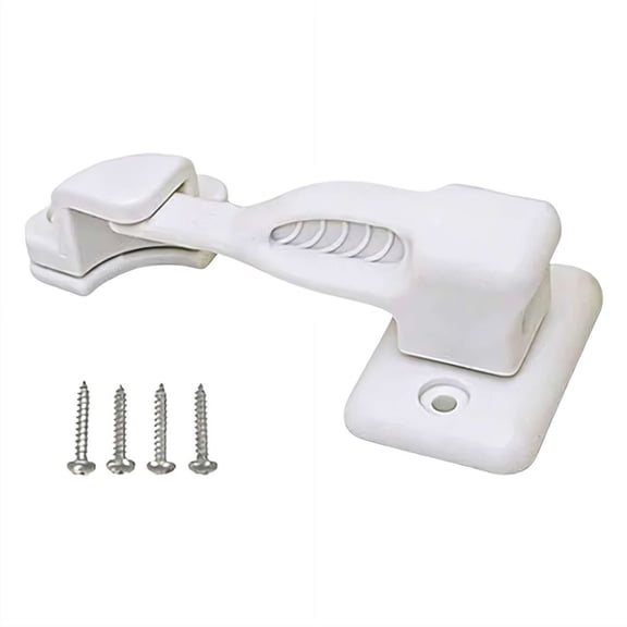 Cabinet Door Catch Latch for RV Camper & Marine Yacht, Nylon Exte-rior Cabinet Pull Hardware