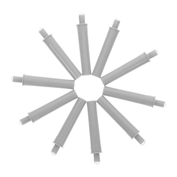 Phenofice Soft Close Door Buffer Grey Plastic Quiet Close Damper for Cabinets and Furniture Hardware