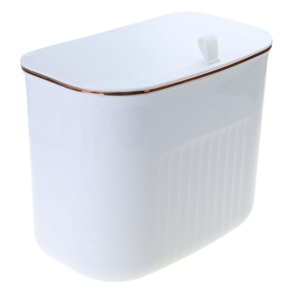 Cabinet Door Hanging Trash Can Wall Mounted Waste Container Garbage Basket Easy to Open Perfect for Kitchen and Bathroom