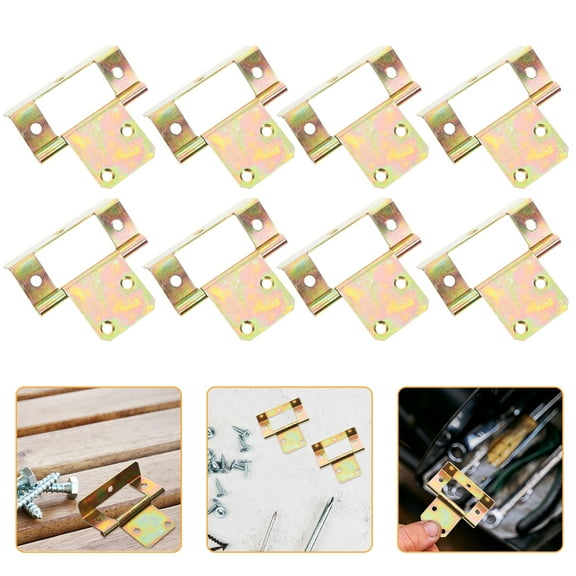 Cabinet Door Hinges Kitchen for Inset Flush Non Mortise Flat Lock Locking Plate Plastic Box