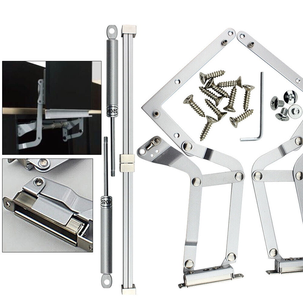 Door Hinges Vertical Swing Lift Up Stay Pneumatic Arm Mechanism