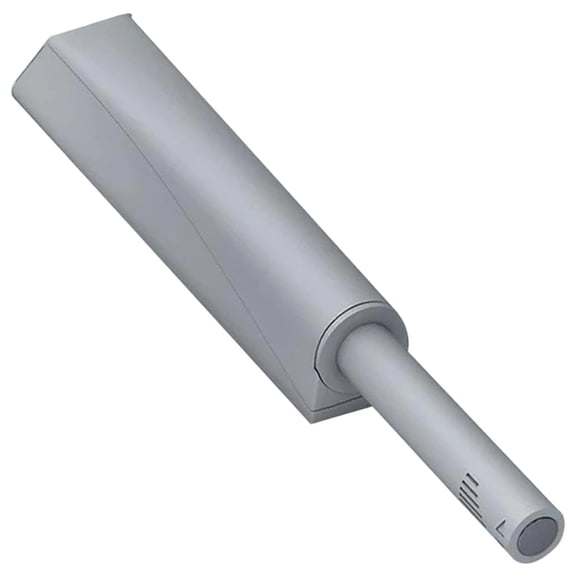 Cabinet Door Magnets, Soft Close Cupboard Door Openers and Catches, Easy Install Touchless Push Latches for Kitchen Cabinets, Vanities, and Bookshelves, Gray