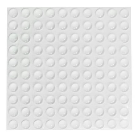 Cabinet Door Rubber Bumper Pads 100 Pcs Self Adhesive Sound Reducing for Drawers Table Tops Furniture