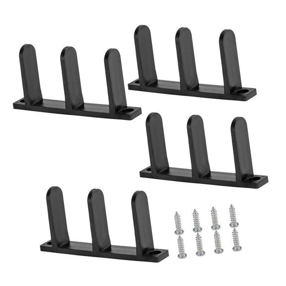 Cabinet Door Track Floor Guide Heavy Type Metal Easy Mount For Side Wall