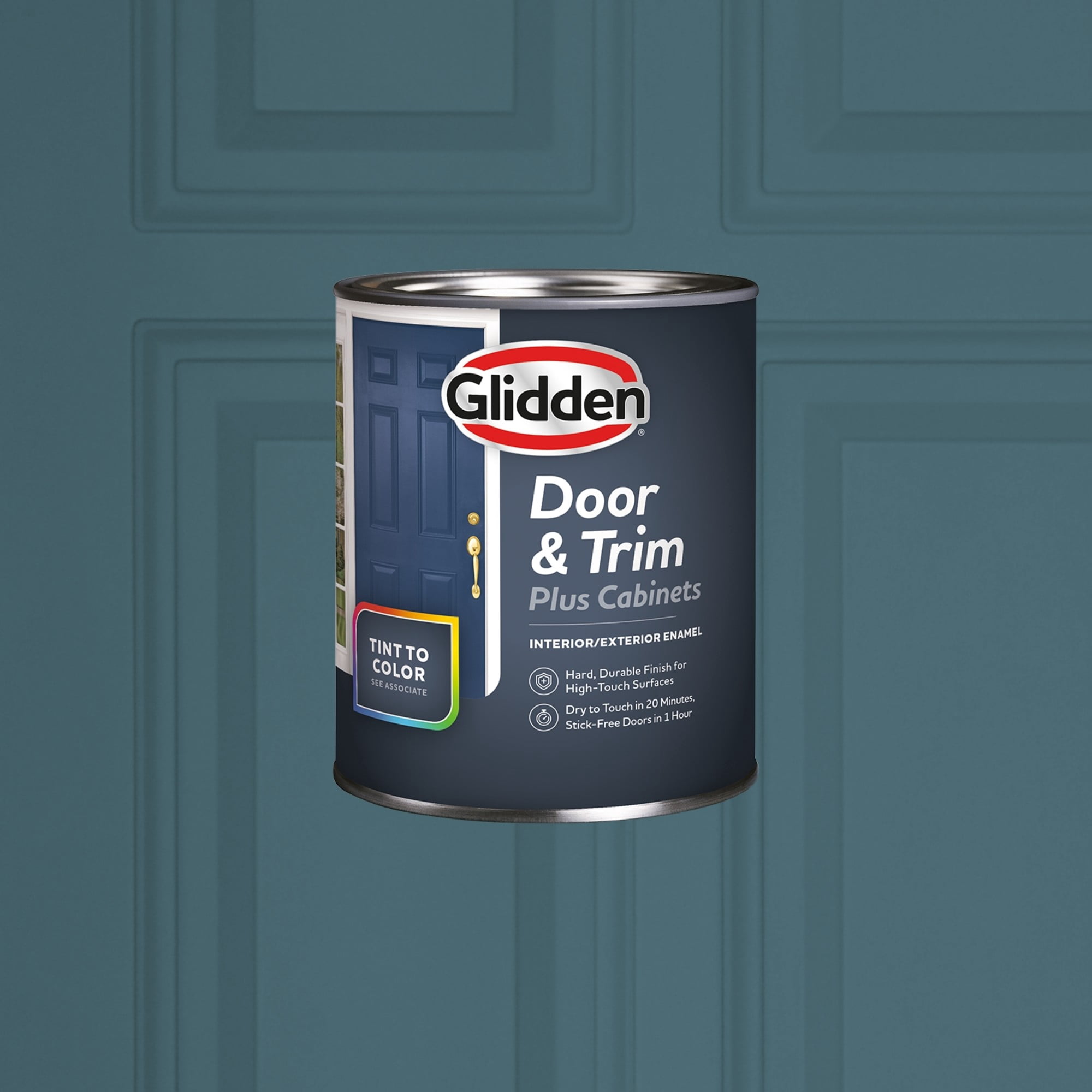 Glidden Cabinet Door and Trim Satin Paint, Azalea Leaf, 1 Quart
