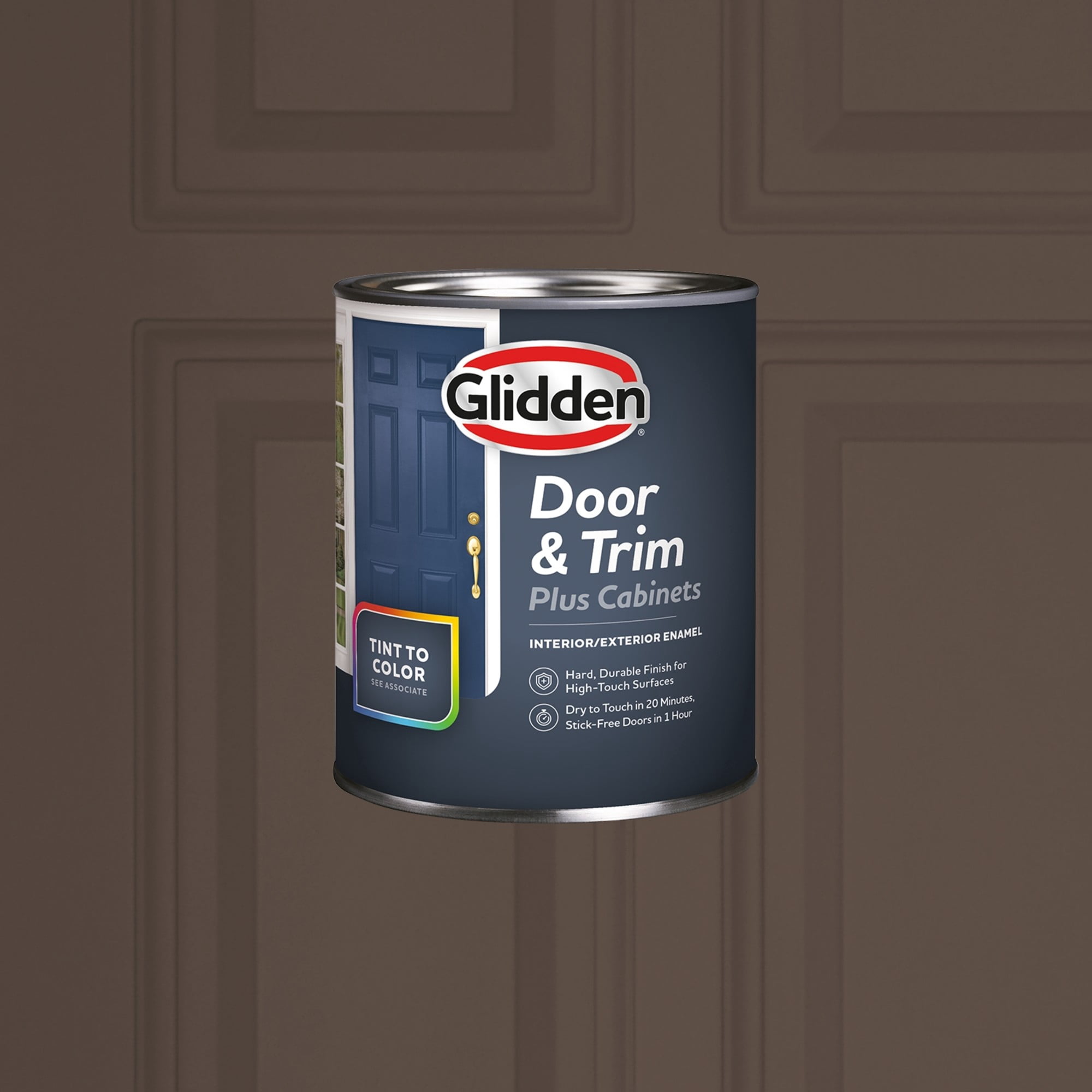 Glidden Cabinet Door and Trim Satin Paint, Sarsaparilla, 1 Quart
