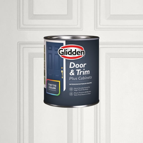 Glidden Cabinet Door and Trim Satin Paint, Silver Feather, 1 Quart