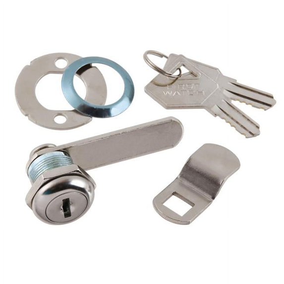 First Watch Security 1358 Drawer & Cabinet Cabinet & Drawer 5/8" Utility Cam Lock Chrome Finish