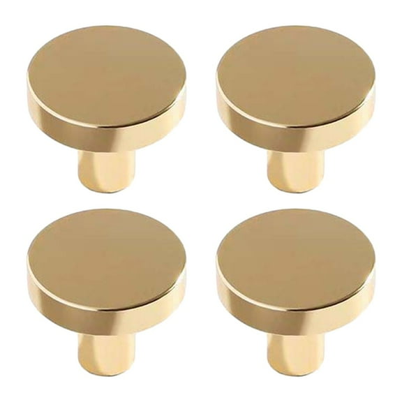 Cabinet Drawer Handles Round Furniture Handles Single Hole Handle Aluminum Cupboard Pulls Wardrobe Dresser Drawer Knobs Hardware
