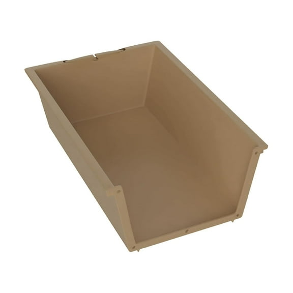 Cabinet Drawer Insert - 11.75" x 8", Plastic Organizer Tray - Replacement for Triangle Pacific, Kitchen & Utility Drawer Dividers, Tool Storage, Cutlery Organization Beige