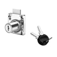 thumbnail image 1 of Cabinet Drawer Lock With 2 Keys, Mailbox Lock Used To Secure Important Documents And Products For Door Panels With Thickness Of 17mm-22mm, 1 of 4