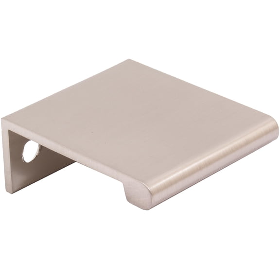 Cabinet Edge Pull, 1 Inch, 1-1/2" Overall Length, Satin Nickel by Stone Harbor Hardware