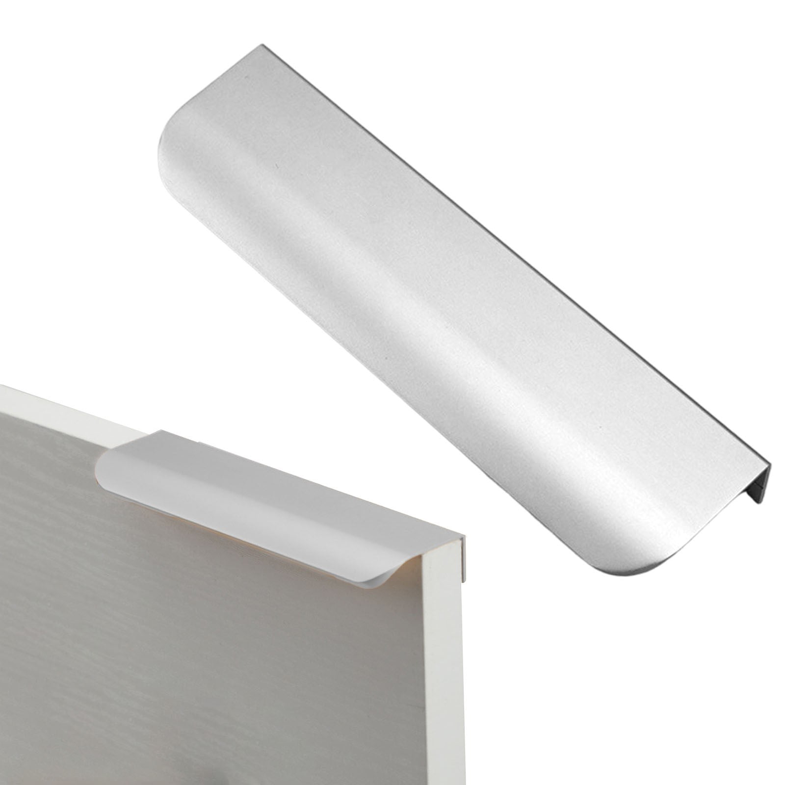 File Finger Pull Cabinet Finger Pulls Ecohintz Metal Alloy Edge Pulls for Cabinets ...