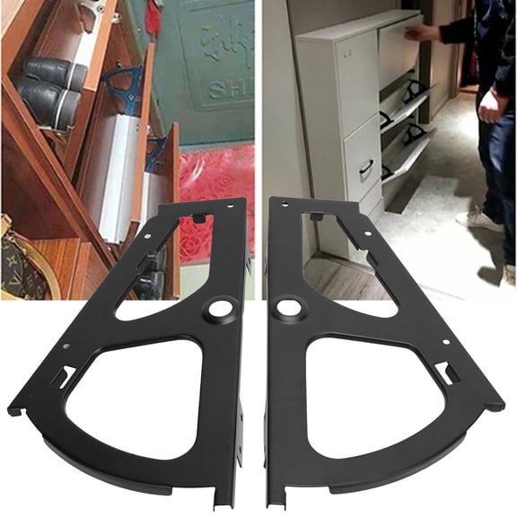 Cabinet Flip Rack, Heavy Duty Steel Hinges For Shoe Storage, Maximize Space  Organize