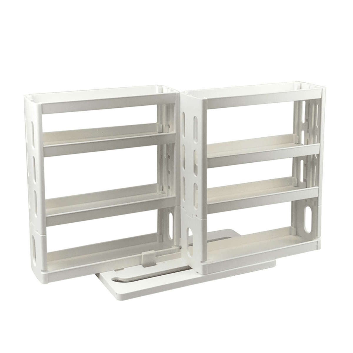 Slider Spice Rack Cabinet Folding Organizer Sliding Spice Rack Kitchen Rotating for ...