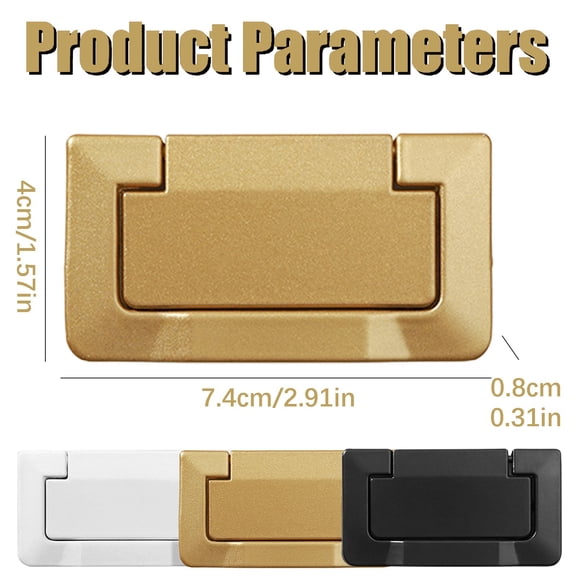 Cabinet Handle - Gold Drawer Pull for Kitchen Cabinet - Modern Furniture Knob for Dresser Cupboard - Hardware Cabinet Pull Replacement